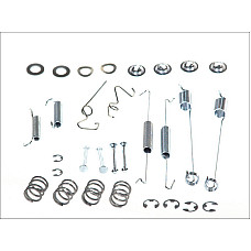 Set accesorii, sabot de frana Set de montaj pantofi de frana LUCAS FORD TRANSIT 1.6-2.5D 11.77-09.92 QUICK BRAKE QB105-0641