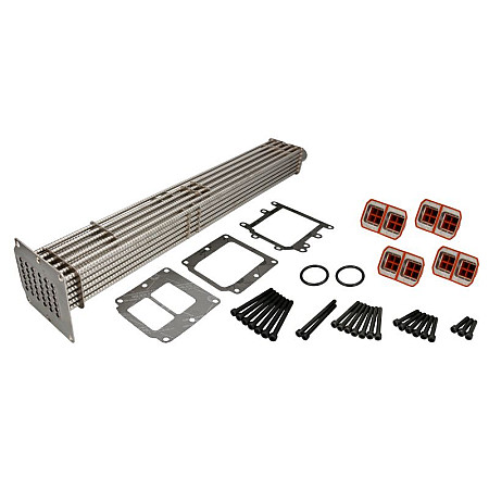 Radiator, recirculare gaze de esapament Set de reparatie recirculator de gaze 795mm EN 4 pcs of valves EN round pipes MAN TGX EURO 5 HIGHWAY 29031207HW