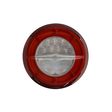 Stop spate Rear lamp L/R LED 24V with indicator with stop light parking light no reflector connector: 2x SuperSeal 2PIN/AMP MCP 4PIN fi140x45mm VIGNAL VAL213070