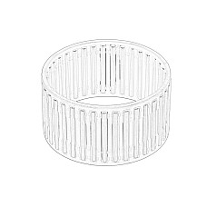 Lagar, cutie de viteza Gearbox bearing MASSEY FERGUSON 3050 3060 3060E 3065 3070 3075 3080 3085 3090 3095 3115 3120 3125 5425 5435 5445 5455 5460 5465 6110 6120 6130 6140 6150 6160 OE AGCO 3383445M1-MF