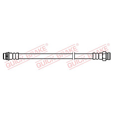 Furtun frana Furtun/conducta de frana flexibil Spate lungime 265mm M10x1/M10x1 CITROEN BERLINGO BERLINGO/MINIVAN XSARA PICASSO PEUGEOT PARTNER PARTNER ORIGIN 1.1-Electric 05.96-12.15 QUICK BRAKE QB25.092