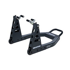 Stand Moto ZERO-G LITE 300 for motorcycles; roata fata (colour: neagra, aluminium) OXFORD OX285