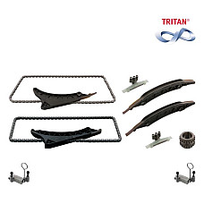 Chit lant de distributie Timing set chain + sprocket BMW 5 F10 5 F11 5 G30 F90 5 GRAN TURISMO F07 6 F12 6 F13 6 GRAN COUPE F06 7 F01 F02 F03 F04 7 G11 G12 8 G14 F91 4.0/4.4 09.11- SWAG SW33102869