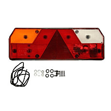Lampa spate stanga EUROPOINT I (cu lumina nr., triangular reflector, , connector: spate 7PIN)