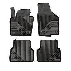 Set covorase cauciuc Floor mats TPE 4 pcs ducts No. 77 front/rear set colour neagra VW TIGUAN 09.07-07.18 FROGUM FRG77407619