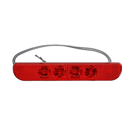 Stop spate STOP lamp with wire 250mm 12V JCB 1008807COBO