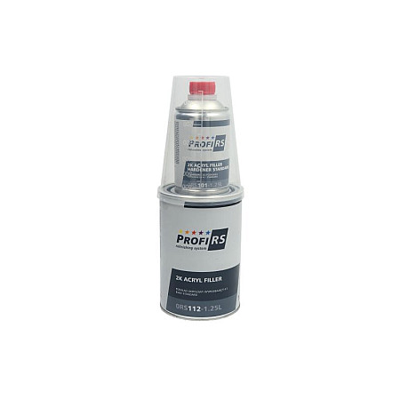 Grund / Primere Grund acrilic alb 125L intaritor tip de pulverizare: pistol proportii: 4:1 aplicatie pentru suprafata: Caroseria auto sasiu standard PROFIRS 0RS112-1.25L