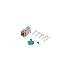 Stecher Mufa de metalica numar pini: 5/6 forma mufa: dreptunghiular DEUTSCH WESEM A.07131.02