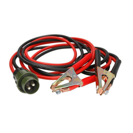 Cabluri de pornire Emergency start cables - length 4m 2x35mm jaw clamps NATO plug colour: green TRUCKLIGHT EC-PL35/2-G Z NAK 4M
