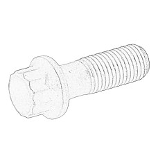 Surub de centrare, disc curea-arbore cotit surubul angrenajului arborelui cotit PERKINS 32186139