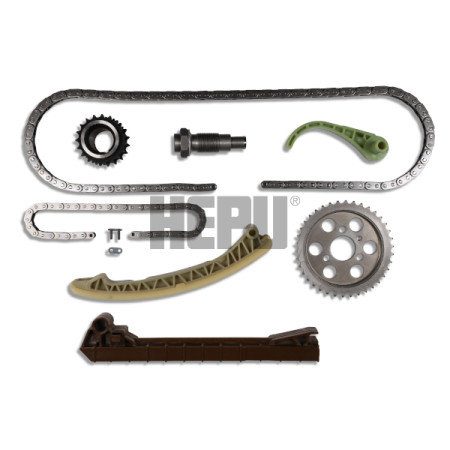 Chit lant de distributie Timing set chain + sprocket MERCEDES A W168 VANEO 414 1.7D 07.98-07.05 HEPU HEP21-0118