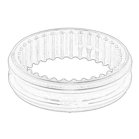 Camaa sincron Synchromesh sliding sleeve 3/4 biegu gearbox: C510.5.17 FIAT ALFA ROMEO 147 156 GT MITO FIAT 500 500L 500X BARCHETTA BRAVA BRAVO I BRAVO II DOBLO DOBLO CARGO 09.93- OE FIAT 55195575