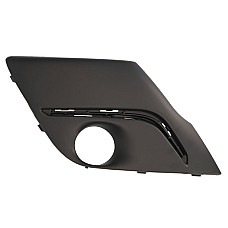 Grila ventilatie, bara protectie Acoperire bara fata Fata Dreapta cu gauri pentru lampa de ceata cu gauri pentru lumini de zi negru  PEUGEOT 107 06.05-05.14 03.12- BLIC 6502-07-5501924P