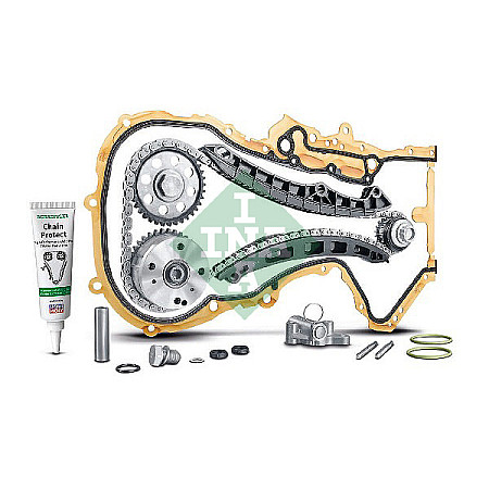 Chit lant de distributie Timing set chain + sprocket AUDI A1 A3 SEAT ALHAMBRA ALTEA ALTEA XL LEON TOLEDO IV SKODA OCTAVIA II RAPID SUPERB II YETI VW BEETLE CC B7 EOS GOLF PLUS V 1.4/1.4ALK 02.06- INA 559 0154 30