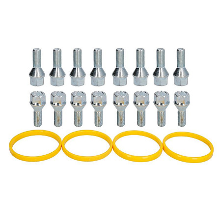 Trusa de montare a jantei de aliaj Fitting kit G 72x651 B M12x125x27 K19 1 kit / 4 wheels - B/N qty 16 MAK MAK 8000000633