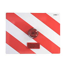 Semn de avertizare Oversize distinctive board 1pcs rear right side with a red lamp 30cm x 40cm CARGOPARTS CARGO-T004