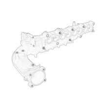 Galerie admisie, alimentare cu aer Colector de aspiratie CHEVROLET CRUZE OPEL ASTRA J ASTRA J GTC CORSA D MOKKA / MOKKA X 1.7D 09.09- OE OPEL 55584234