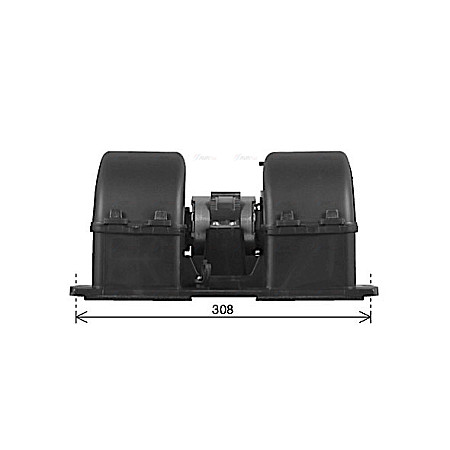 Electromotor, ventilatie interioara Air blower 24V DAF LF 45 LF 55 RVI KERAX MIDLUM PREMIUM 2 01.01- HIGHWAY 53011002HW