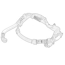 Conducta tubulara, Supapa-AGR Conducta de recirculare fumului evacuare VOLVO S90 II V90 II XC60 II 2.0/2.0D 03.16- VOLVO OE VOLVO 32249147