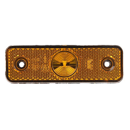 Lampa gabarit Outline marker lights L/R FLATPOINT I shape: rectangular orange LED height 31mm width 96mm embossed no hanger 24V no plug no wire IP68 FLATPOINT I ASPOCK A21-2200-064