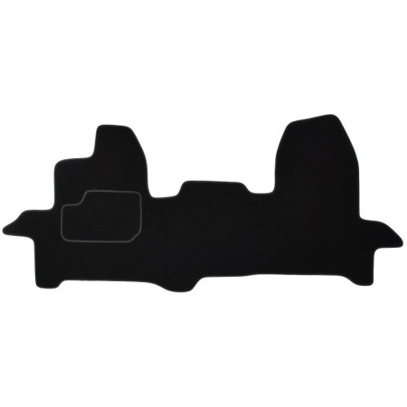 Covoras podea textil Floor mats Velours 1 pcs set colour neagra FORD TRANSIT CUSTOM V362 04.12- Delivery van MAMMOOTH MMT A041 FOR350 PRM 01