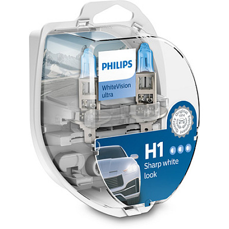 Bec, far principal Bec A stabilit 2buc H1 12V 55W P145S WhiteVision Ultra DS DS 3 IVECO DAILY CITYS DAILY III DAILY IV DAILY LINE DAILY TOURYS DAILY V DAILY VI MERCEDES C W202 08.73- PHILIPS PHI 12258WVUSM