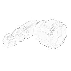 Adaptor, pompa apa pentru faruri Headlight washer hose 90 AUDI A1 A3 A6 C8 A7 Q2 Q3 SEAT ATECA IBIZA IV SC IBIZA IV ST LEON LEON SC LEON ST TOLEDO IV SKODA FABIA III KAROQ KODIAQ 1.0-Electric 03.09- OE VW 6R0 955 665