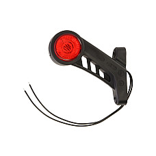 Lampa gabarit Outline marker lights L Red/White LED 12/24V WAS 618BCL W77.2