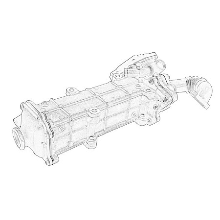 Radiator, recirculare gaze de esapament Valva EGR radiator gaze FIAT DUCATO 2.3D/3.0D 07.06- OE FIAT 504373658