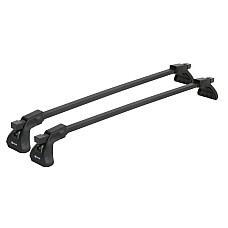 Bara portbagaj, plafon Roof rack with heads 2 pcs Steel length: 120 cm payload: 50 kg Black set with feet SNOVIT EVO SYSTEM 311012 JOPE SNV 311012