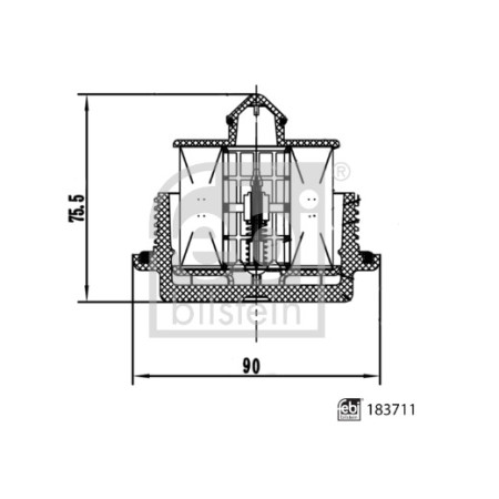 Set filtre hidraulice, cutie e vit.automata Gearbox hydraulic filter CHEVROLET TRAILBLAZER OPEL ASTRA K 1.3/1.4 08.19- FEBI BILSTEIN 183711