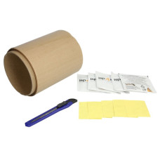 Kit de reparare a prelatei Tarpaulin repair kit transparent kit contains: Manual instruction Tape H-Plast Roll sandpaper wipes for degreasing surfaces 220x14cm CARGOPARTS CARGO-RK/TRANSPAR./ROLL14