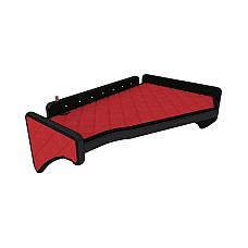 Raft interior cabina ofer Raftul cabinei Panou LED lumina alba mijloc mijloc culoare: rosu serie: ELEGANCE SCANIA F-CORE F-CORE FT31 RED