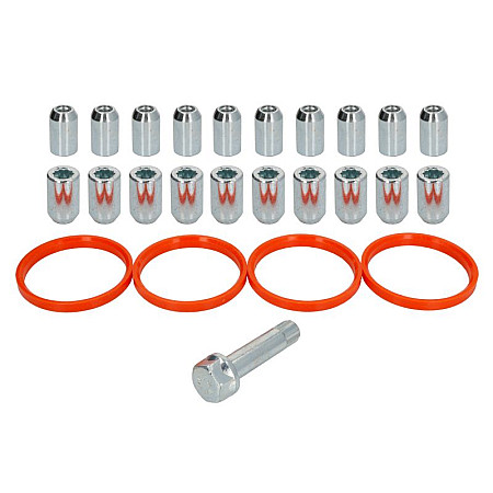 Trusa de montare a jantei de aliaj Fitting kit D 72x634 N STAR M12x15 + STAR TOOL K19 1 kit / 4 wheels - B/N qty 20 MAK MAK 8000000281