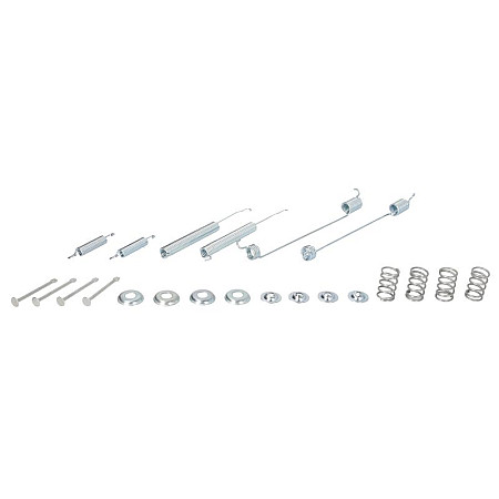 Set accesorii, sabot de frana Set de montaj pantofi de frana TOKICO NISSAN NP300 PATHFINDER II PICK UP 2.4-3.5 03.86- QUICK BRAKE QB105-0843