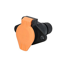 Dulie Priza plug-in TYP S en female numar pini/mumar pini activi 7 24V contacte insurubate plastic TRUCKLIGHT SO-S07-PLA