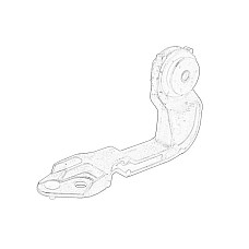 Suport pentru racitorul de aer de supraalimentare Air cooler mount CITROEN JUMPY SPACETOURER OPEL VIVARO C ZAFIRA LIFE PEUGEOT EXPERT TRAVELLER TOYOTA PROACE PROACE VERSO 1.5D/1.6D/2.0D 02.16- OE PEUGEOT 9806542180