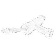 Adaptor, pompa ambreiaj EN Clutch master cylinder hose connector pentru cutia de viteze BVM6 pornirea / oprirea sistemului CITROEN BERLINGO BERLINGO/MINIVAN DS5 PEUGEOT 3008 5008 1.6D 04.08- OE PEUGEOT 1612799880