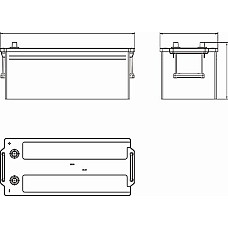 Acumulator Pornire Acumulator 12V 185Ah/1100A Strong PRO EFB+ puntea spate L+ Borna Standard 513x223x223 B00 - fara flansa de montare EFB/Pornire EXIDE EE1853