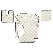 Covor compartiment picioare F-CORE pe intregul etaj cantitate in set 3 szt. material - piele matlasata eko culoare - sampanie cabina lata 250 cm MAN TGA 06.99- F-CORE F-CORE FL21 CHAMP