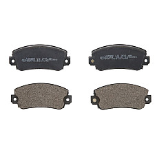 Set placute de frana Fata ALFA ROMEO 145 146 155 FIAT 131 147 ARGENTA BARCHETTA PANDA PUNTO REGATA RITMO SEICENTO / 600 TEMPRA TIPO UNO 0.8-Electric 10.76-06.06 BRECK 20950 00 702 10