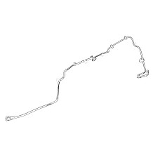 Conducta alimentare cu combustibil Fuel hose with connector FORD GALAXY II MONDEO IV S-MAX 2.0 05.06-06.15 OE FORD 1523195