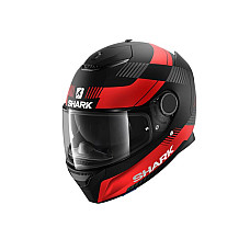Cati integrale Casca casca cu fata intreaga SHARK SPARTAN 1.2 STRAD culoare antracit/matt/negru/rosu marime S unisex SHARK HE3439E-KRA-S