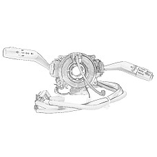 Comutator coloana directie Comutator combinat sub volan OE ISUZU ISU8980077290