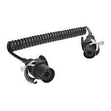 Cablu conectare, ABS Sirma electrica spiralata lungime de lucru 35m 2x4+5x15 7 numar pini ADR EBS TRUCKLIGHT EC-07-EBS