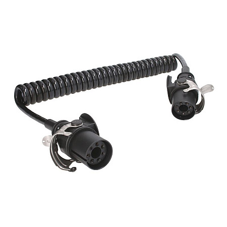 Cablu conectare, ABS Sirma electrica spiralata lungime de lucru 35m 2x4+5x15 7 numar pini ADR EBS TRUCKLIGHT EC-07-EBS