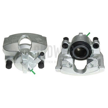 Etrier frana Etrier de frana cu disc Fata Dreapta RENAULT LAGUNA LAGUNA III TWINGO II WIND 1.2-3.0D 10.07- BUDWEG 344797