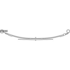 Pachet arc cu foi Leaf spring rear no.of blades: 3 34x693 FORD TRANSIT 2.0-2.9 01.91-06.00 LS GERMANY 200390-LS