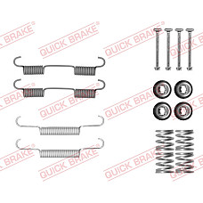 Set accesorii, saboti frana parcare Set de montaj pantofi de frana AKEBONO MERCEDES X 470 NISSAN 370Z MURANO I NP300 NAVARA PATHFINDER III 2.3D-4.0 08.03- QUICK BRAKE QB105-0896