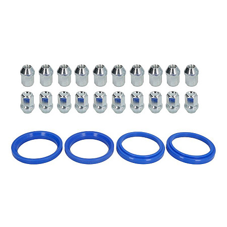 Trusa de montare a jantei de aliaj Fitting kit EX 72x571 N M12x15 K19 CLOSED 1 kit / 4 wheels - B/N qty 20 MAK MAK 8000000754